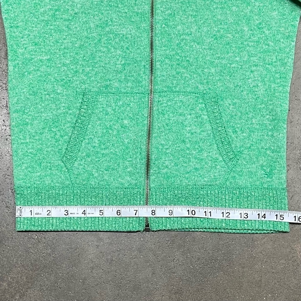 American Eagle Full Zip Logo Sherpa Hoodie Sweatshirt Y2K - Picture 9 of 10